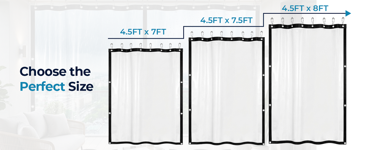 Rain Curtain | Outdoor Transparent PVC Curtains | LifeKrafts