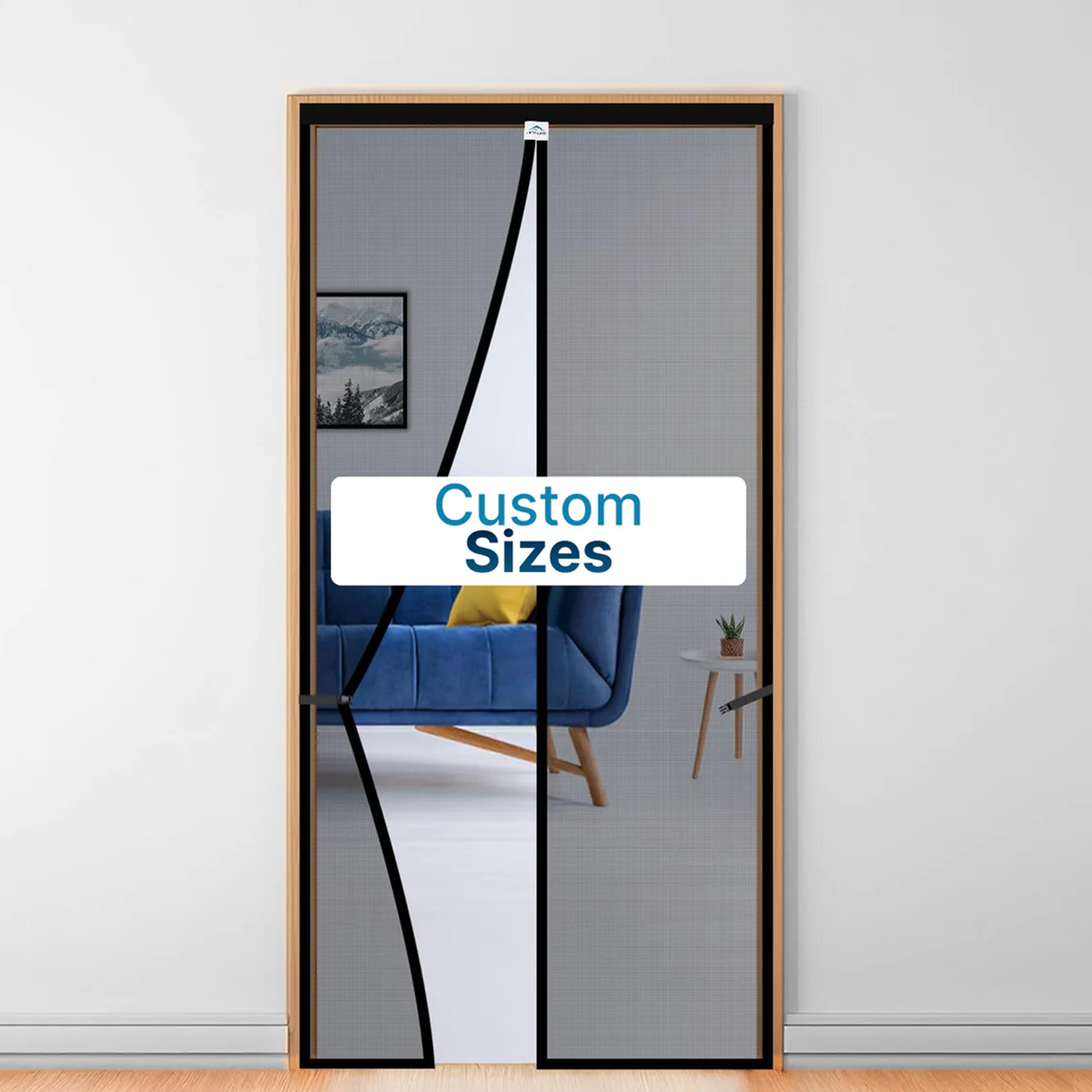 Customizable Polyester Magnetic Door Mosquito Net Curtain