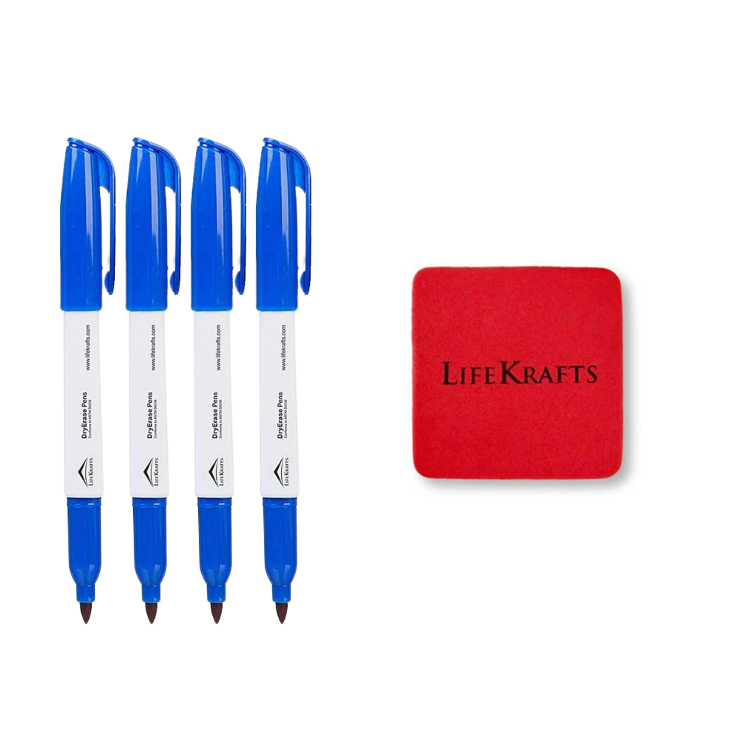 Dry Erase Marker Pens -includes Blue Perfect for writing on Whiteboards.