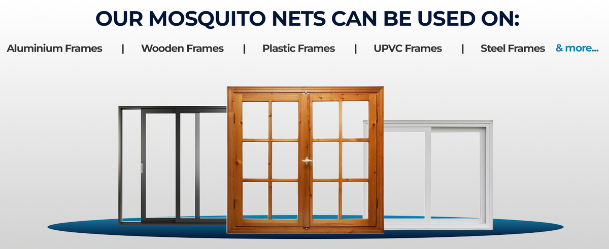 Standard Pre-stitched Mosquito Net For Window | Fiberglass | Beige