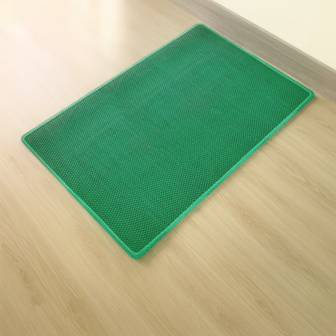 Anti-Skid Mat: Multipurpose Commercial PVC Floor Mat- Green anti-skid floor mats LifeKrafts
