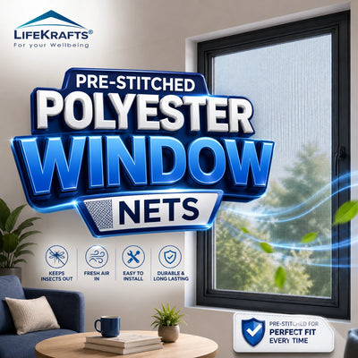 Pre-stitched Polyester Window Nets