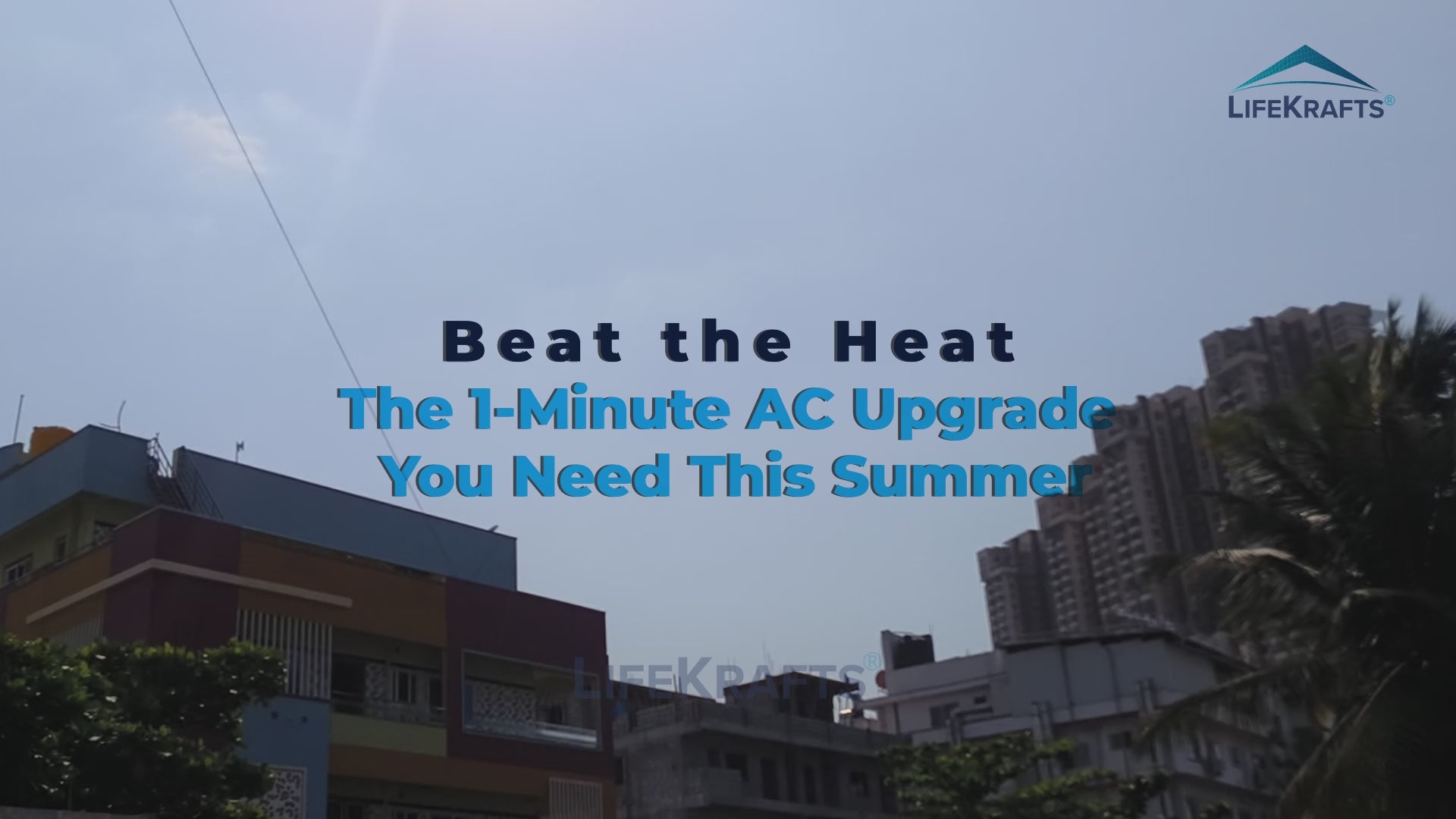 AC Outdoor Unit Cover for 1 & 1.5 Ton - Aluminium - Heat Insulated Weather Resistant - 100×40 cm - Pack of 1