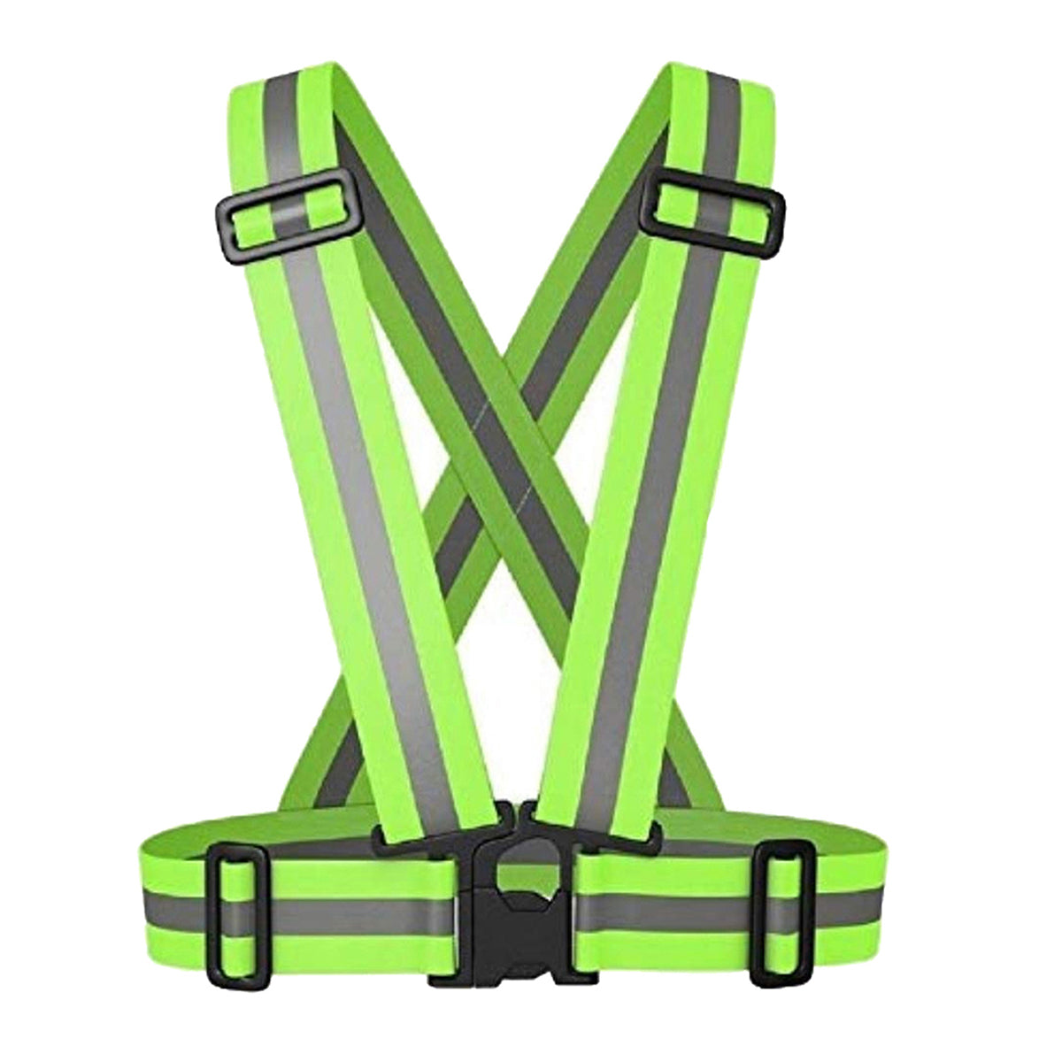 Safety Reflective Vest for Outdoors and Biking - Green Color LifeKrafts