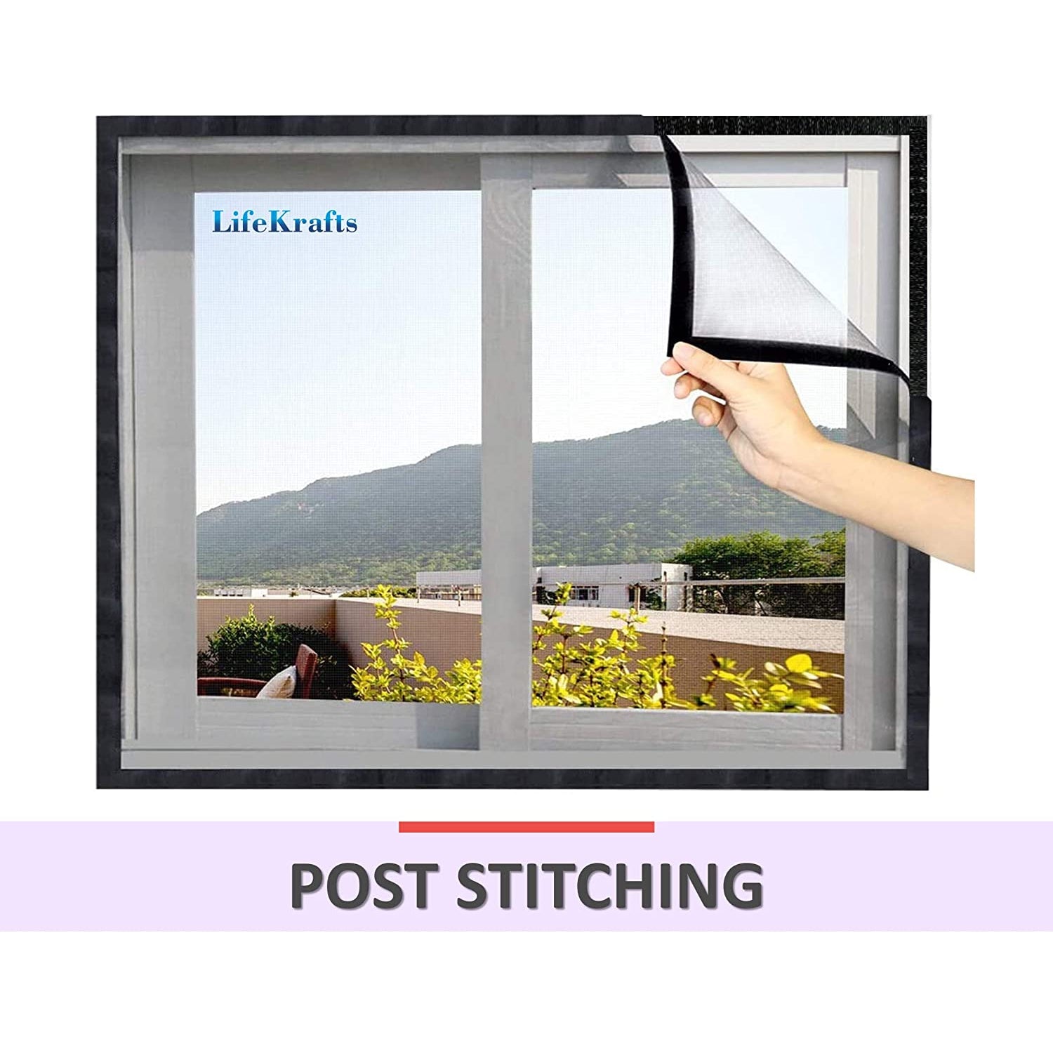 FiberGlass Window Mosquito Net/Mesh - WHITE LifeKrafts