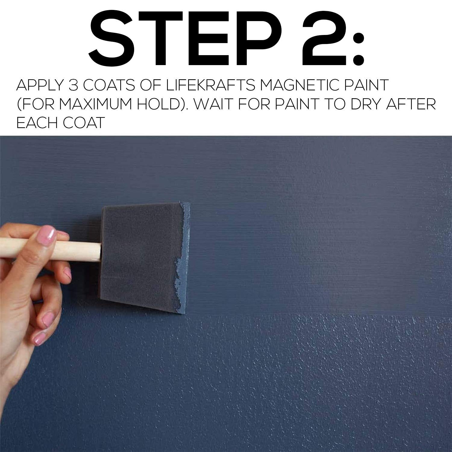 Magnetic Receptive Wall Paint/ Grey Water based Paint LifeKrafts
