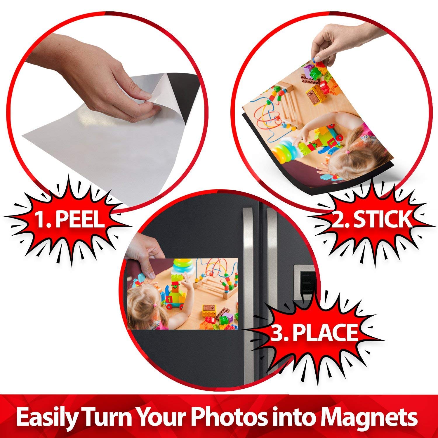 Flexible Peel and Stick Self Adhesive Magnetic Sheet LifeKrafts