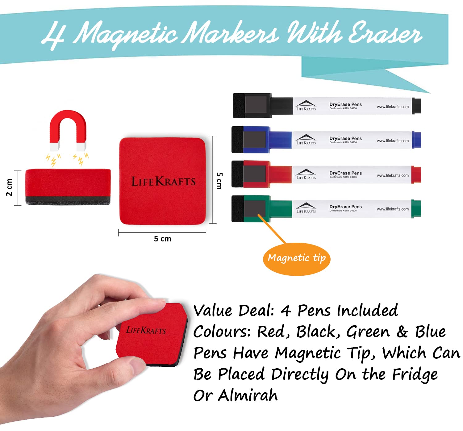 Magnetic Planner Sheet | Plain | Can Be Stuck On Any Metal Surface LifeKrafts