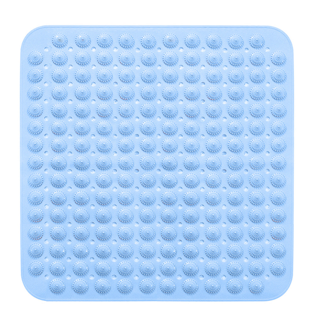 Experia Anti-Slip with Suction Cup Bath Mat, 80x80cm Blue Color (Accu-Pebble) LifeKrafts
