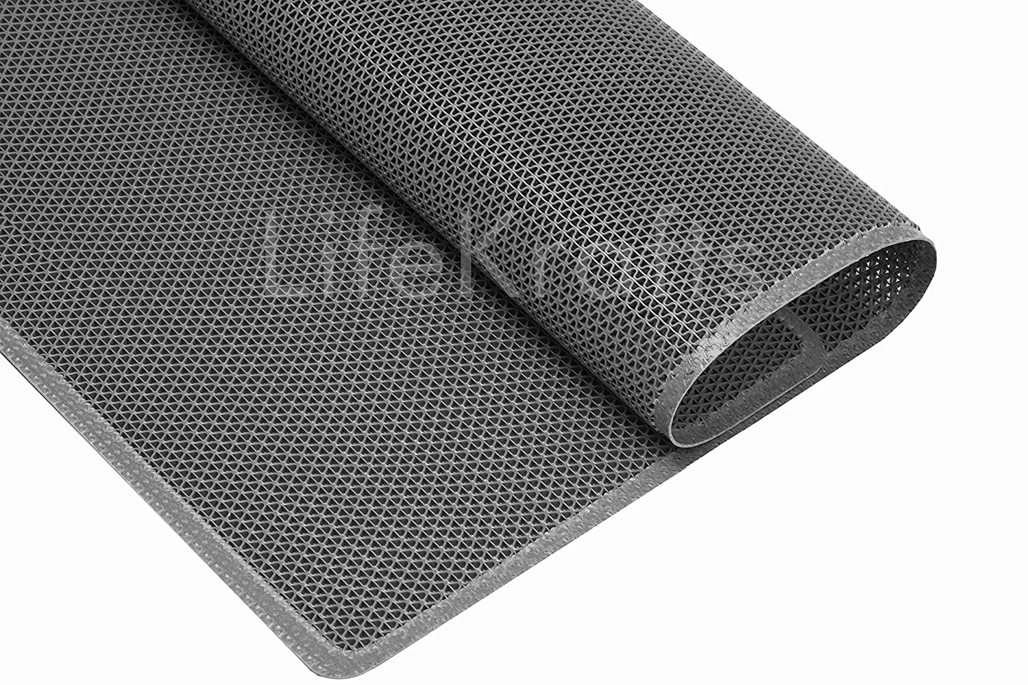 Anti-Skid Mat: Multipurpose Commercial PVC Floor Mat - Grey