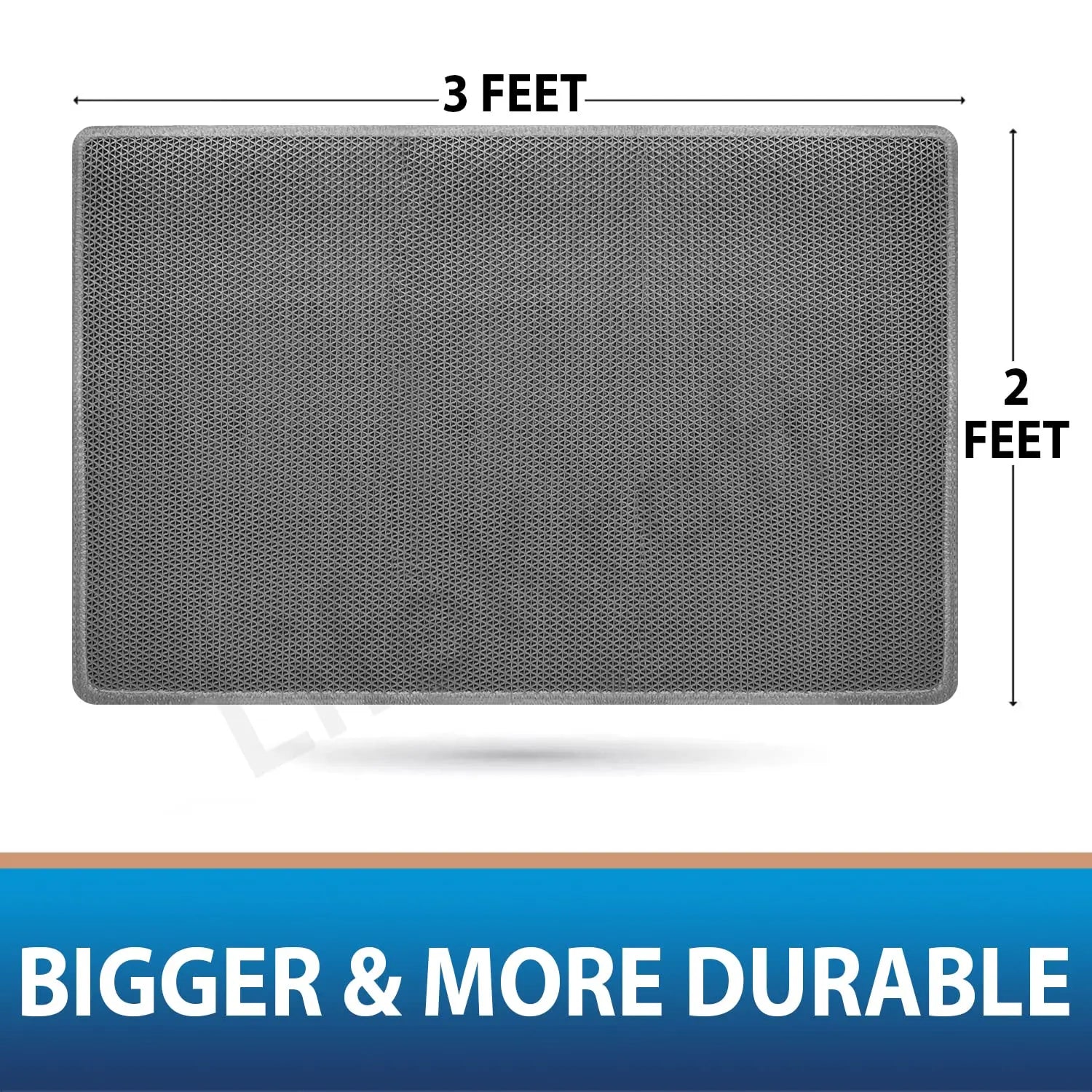 Anti-Skid Mat: Multipurpose Commercial PVC Floor Mat - Grey LifeKrafts