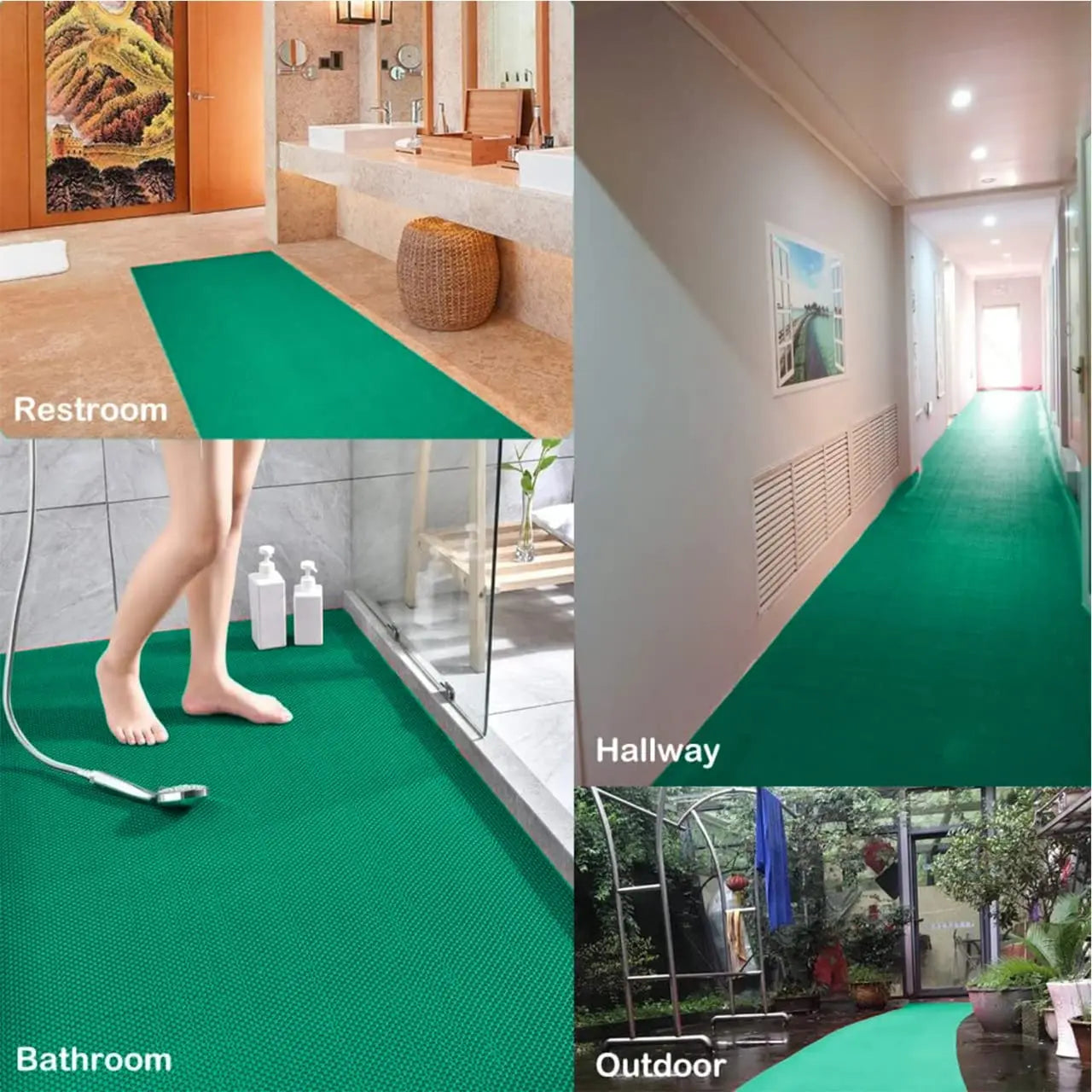 Anti-Skid mat Multipurpose Commercial PVC Floor Mat for Bathroom, Kitchen, Swimming Pool LifeKrafts