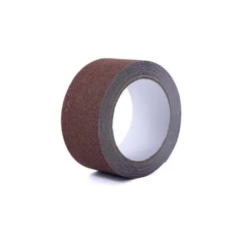 LifeKrafts brown anti-skid tape rolls with textured friction surface and adhesive backing