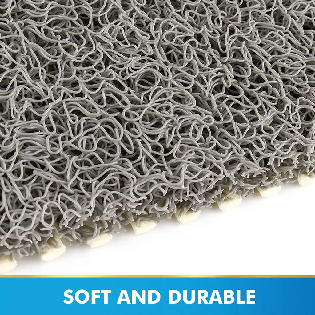 PVC Loofah Anti-Slip Shower Mat with Non-Slip Textured Backing Quick Drying anti-skid floor mats LifeKrafts