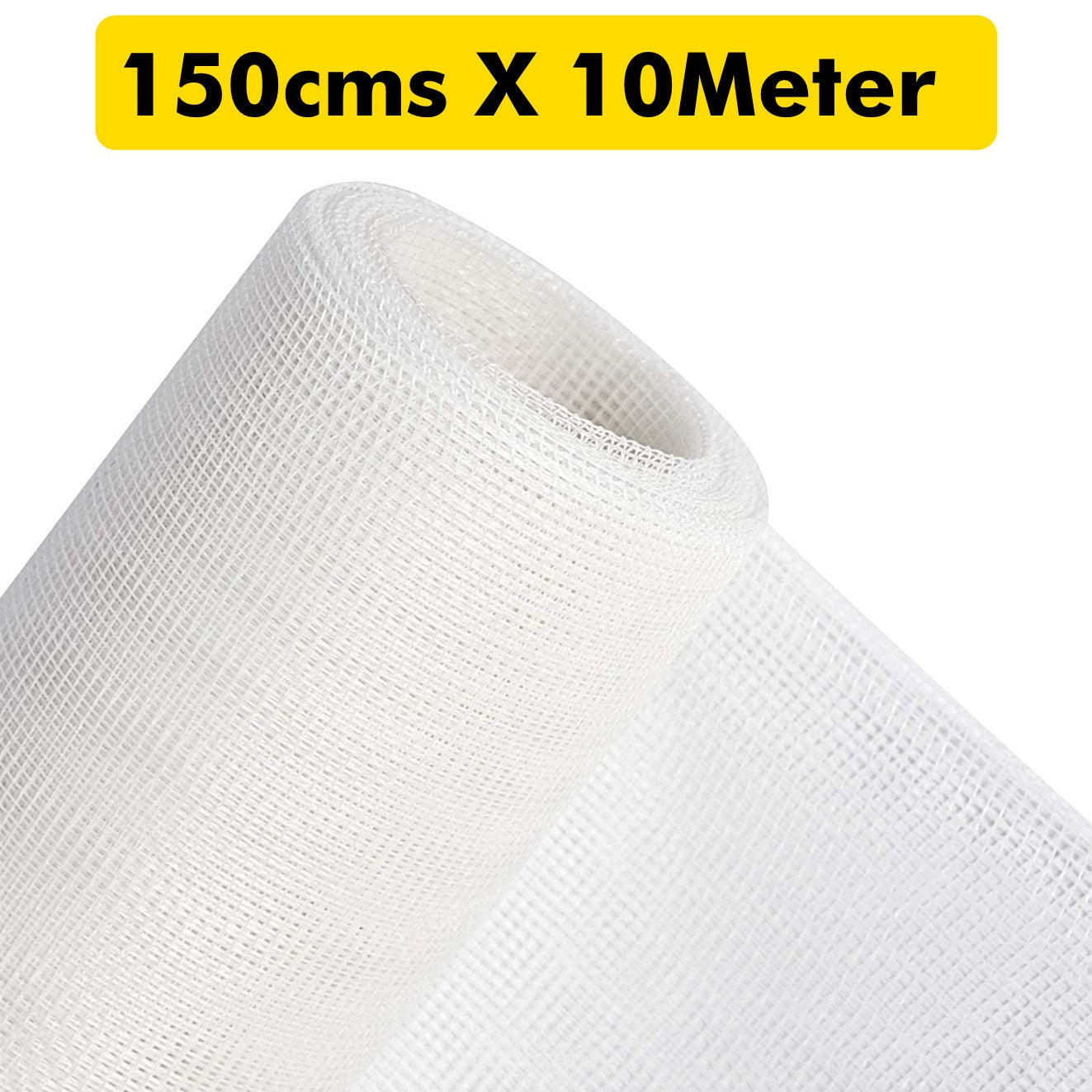 Fiberglass Windows Mosquito Mesh Roll 120 GSM Highly Durable and Best in Class (White color) LifeKrafts