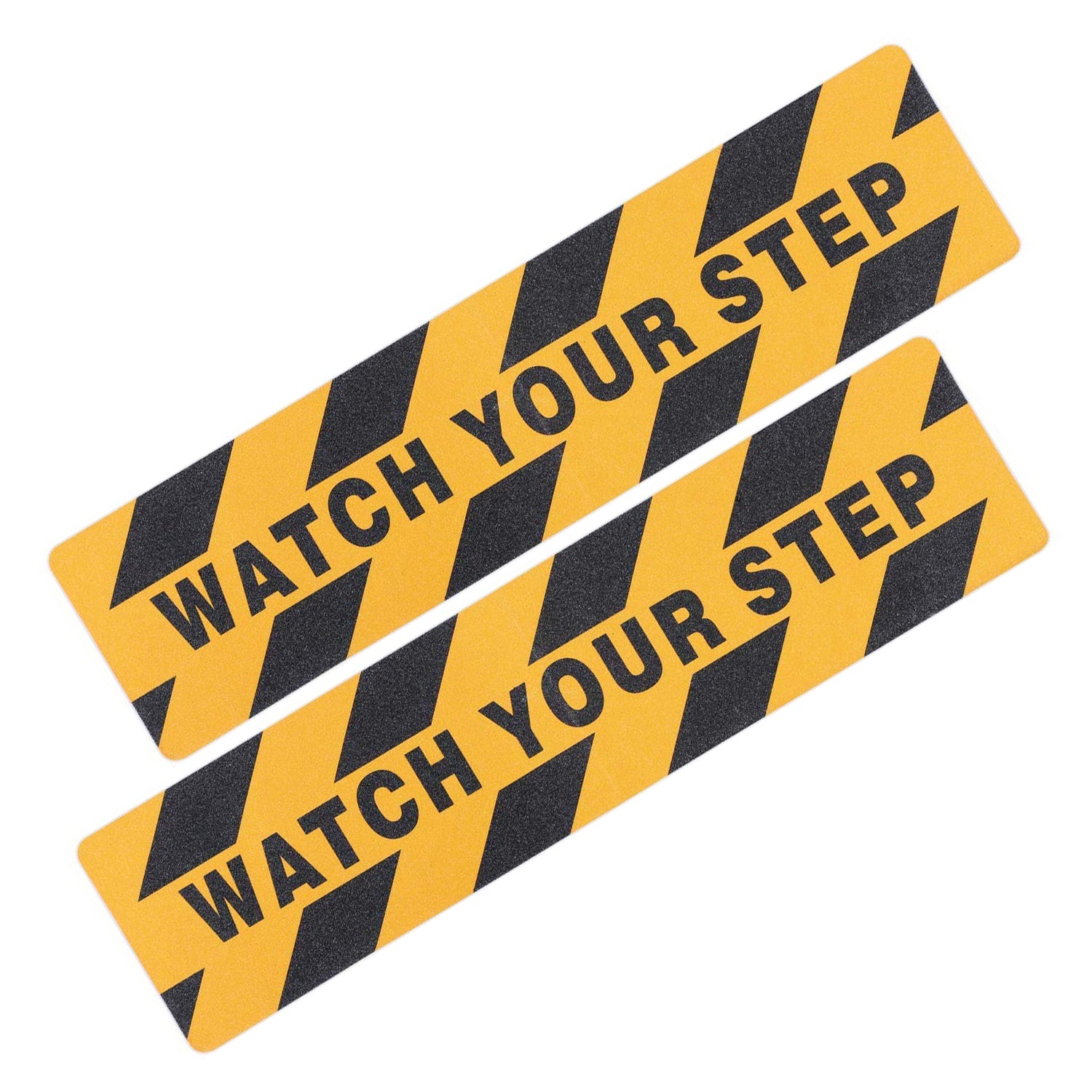 Self Adhesive Anti Slip/Anti Skid Strip. "WATCH YOUR STEPS" message LifeKrafts