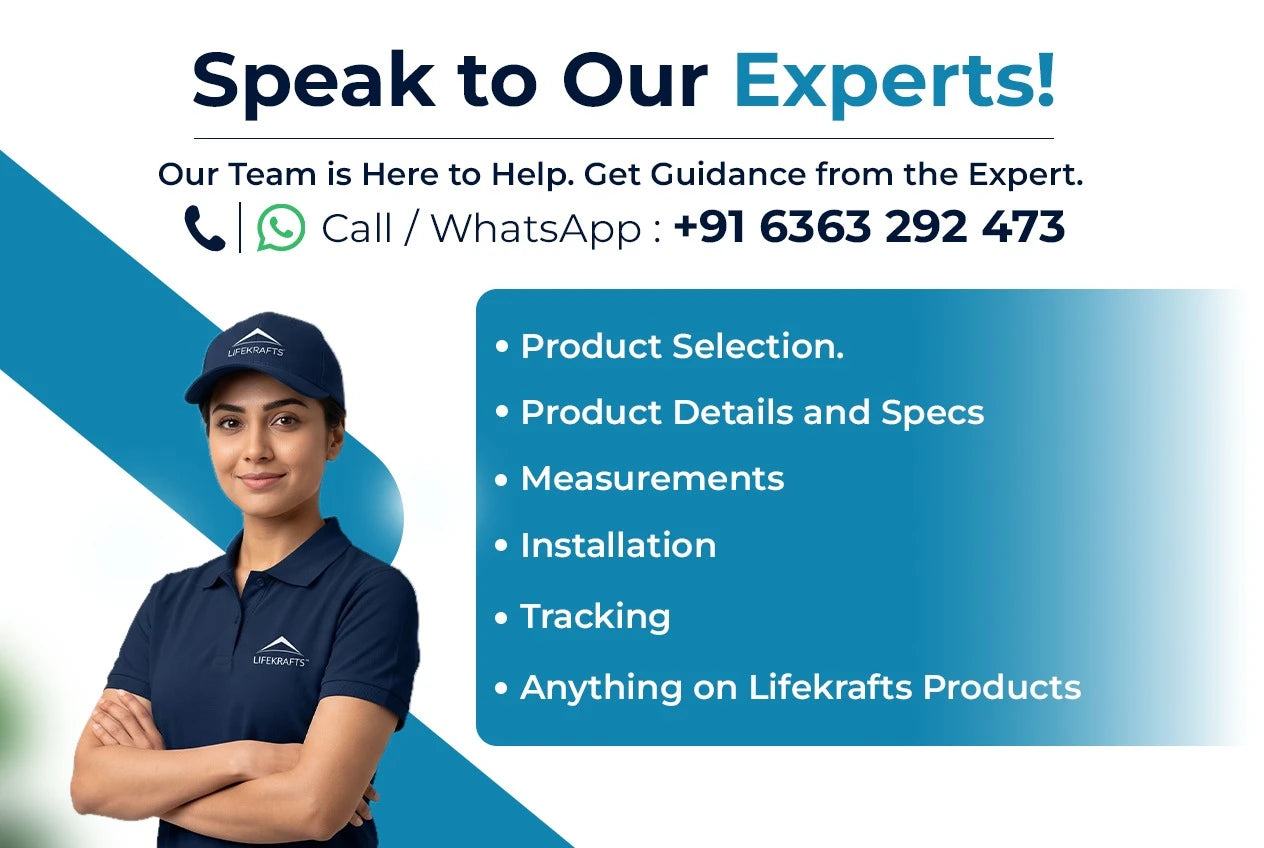 Speak to our experts. Call or WhatsApp +91 6363 292 473